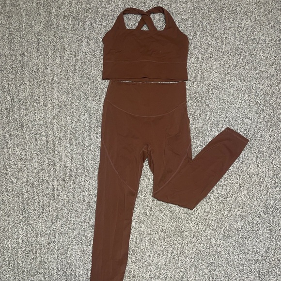 Women's Tan Leggings - Picture 3 of 5